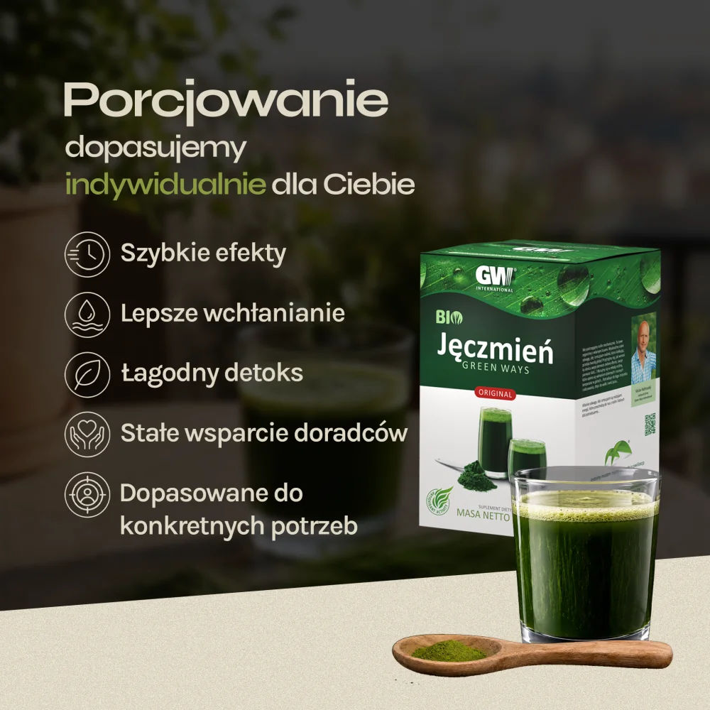 BIO Sok z Młodego Jęczmienia Green Ways