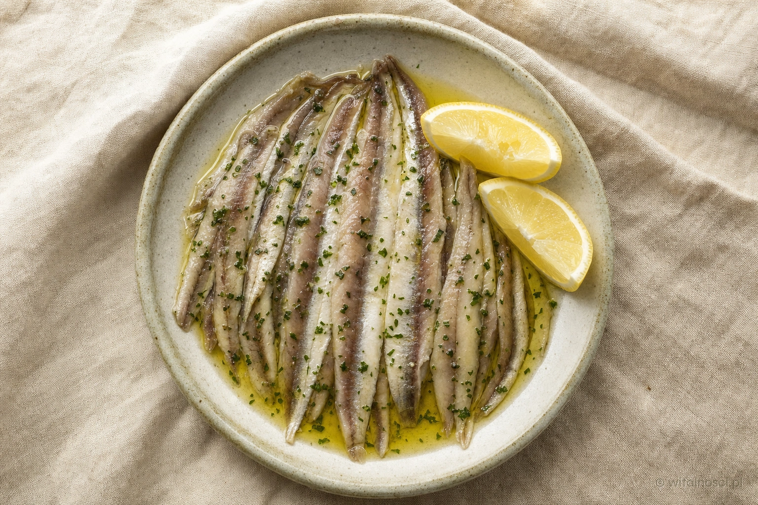 Marynowane anchois
