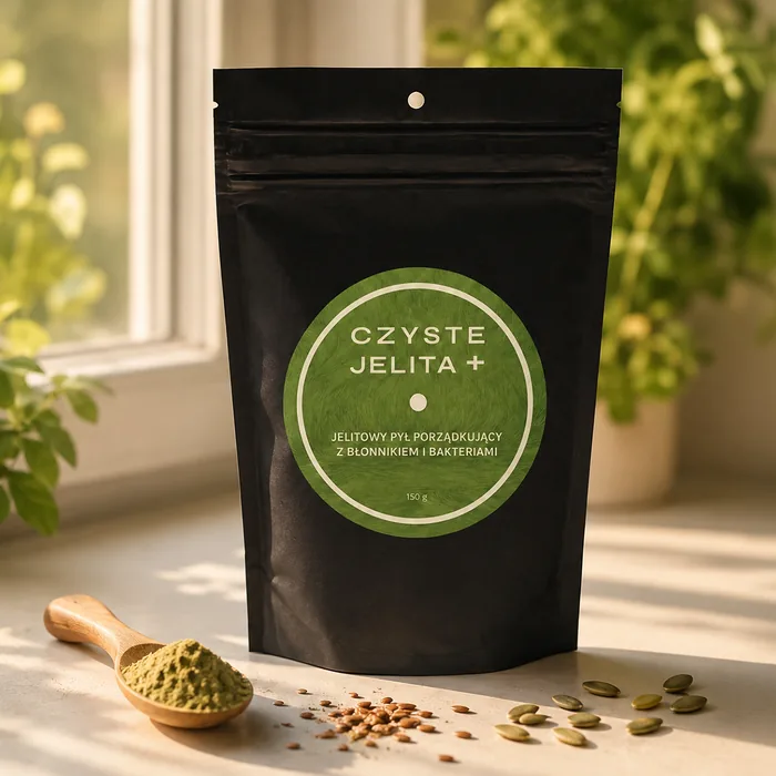 Synbiotyk Czyste Jelita+ — opakowanie
